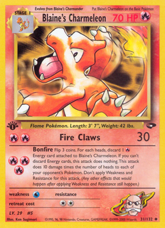 Blaine's Charmeleon card art