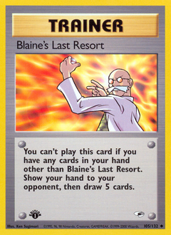 Blaine's Last Resort card art