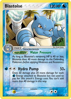 Blastoise card art