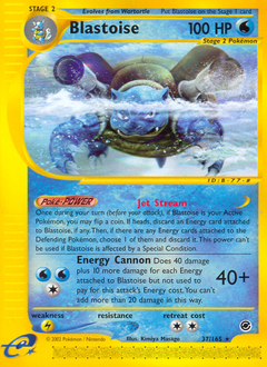 Blastoise card art