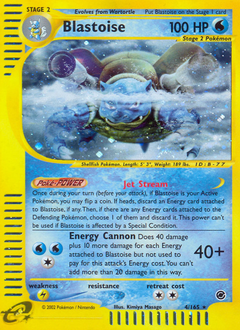 Blastoise card art