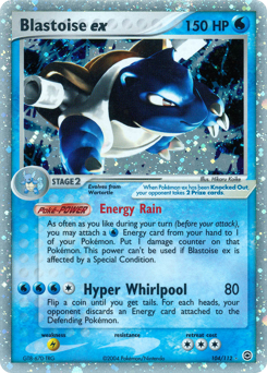 Blastoise ex card art