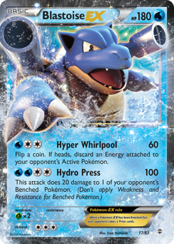 Blastoise-EX card art