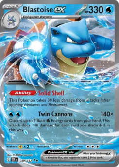 Blastoise ex card art
