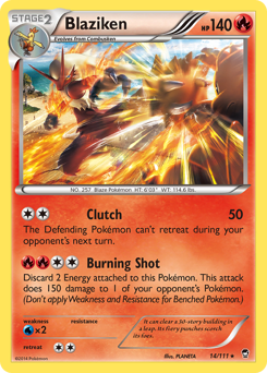 Blaziken card art