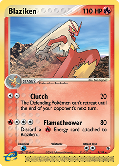 Blaziken card art