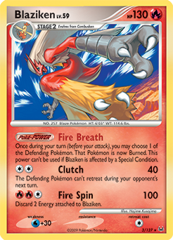 Blaziken card art