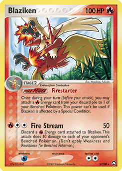 Blaziken card art