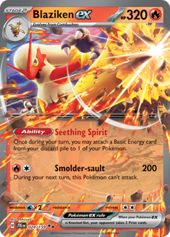 Blaziken ex card art