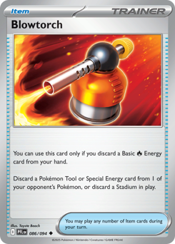 Blowtorch card art
