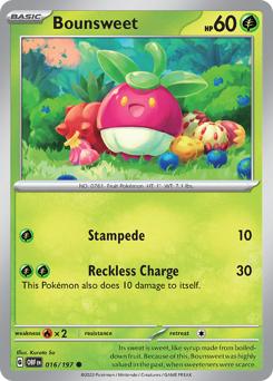 Bounsweet card art