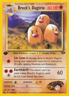 Brock's Dugtrio card art