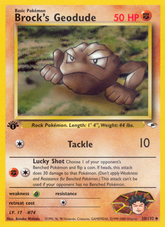Brock's Geodude card art