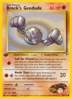Brock's Geodude card art