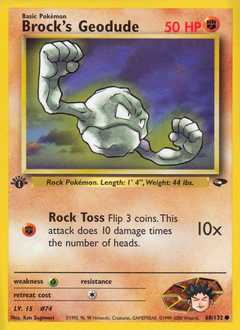 Brock's Geodude card art
