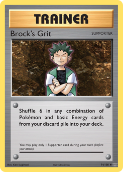 Brock's Grit card art