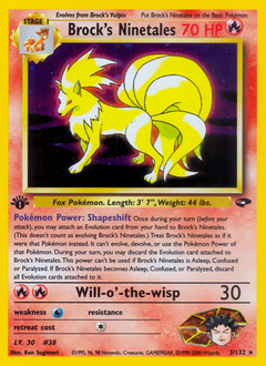 Brock's Ninetales card art