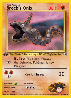 Brock's Onix card art