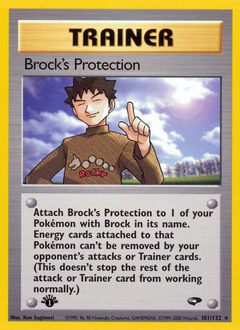Brock's Protection card art