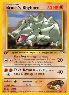 Brock's Rhyhorn card art