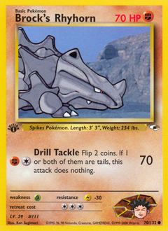 Brock's Rhyhorn card art