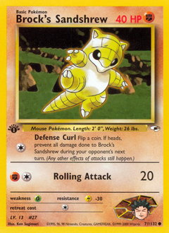 Brock's Sandshrew card art