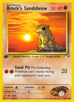 Brock's Sandshrew card art