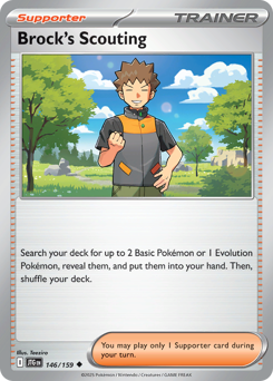 Brock's Scouting card art