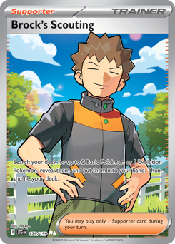 Brock's Scouting card art