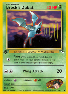 Brock's Zubat card art