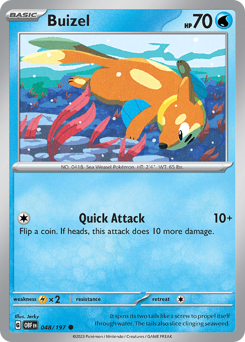 Buizel card art