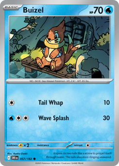 Buizel card art