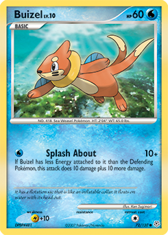 Buizel card art