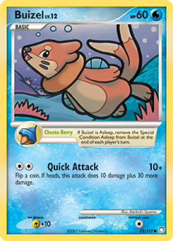 Buizel card art