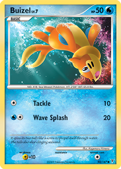 Buizel card art