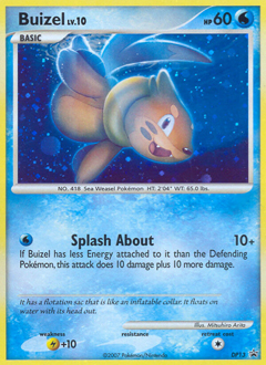 Buizel card art