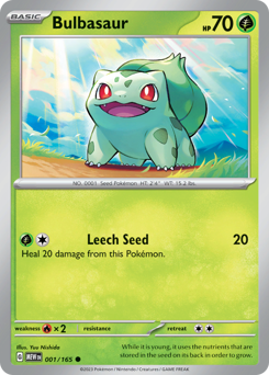 Bulbasaur card art