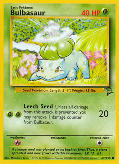 Bulbasaur card art