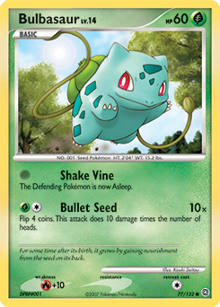 Bulbasaur card art