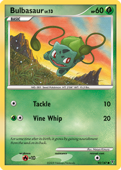 Bulbasaur card art