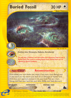 Buried Fossil card art