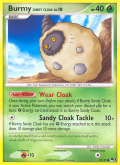 Burmy Sandy Cloak card art
