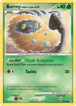 Burmy Sandy Cloak card art