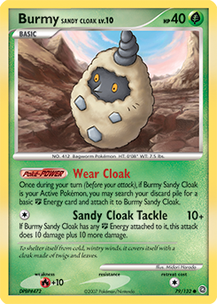 Burmy Sandy Cloak card art