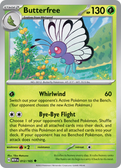Butterfree card art