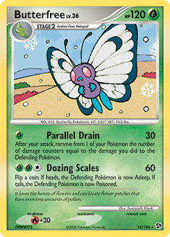 Butterfree card art