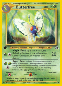 Butterfree card art