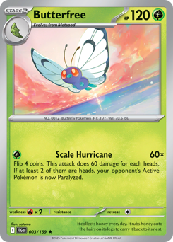 Butterfree card art