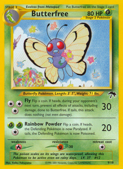 Butterfree card art