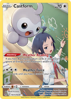 Castform card art